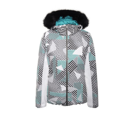 COLMAR LADIES SKI JACKET DOWN + ECO FUR 2826