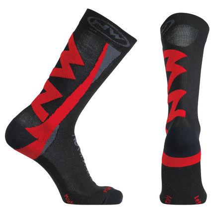 NW PONOŽKY EXTREME WINTER 15'16 202 black-red