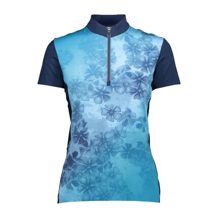 WOMAN BIKE T-SHIRT 18LG IBIZA-BLUE