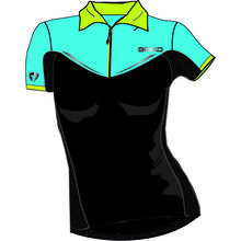 BRIKO POLO MTB ROCCIOSA lady 2016 017 N069 black-light blue-green